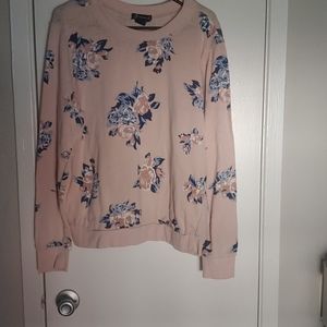 Blush Pink Rose Sweater